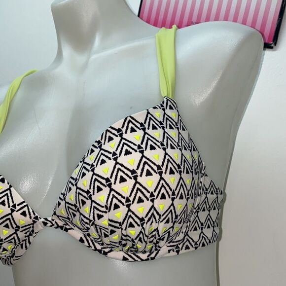 🔥🏖VICTORIA SECRET  swimsuit 34C The Fabulous/push-up/bottom Small itsy  New#7 - Picture 3 of 9